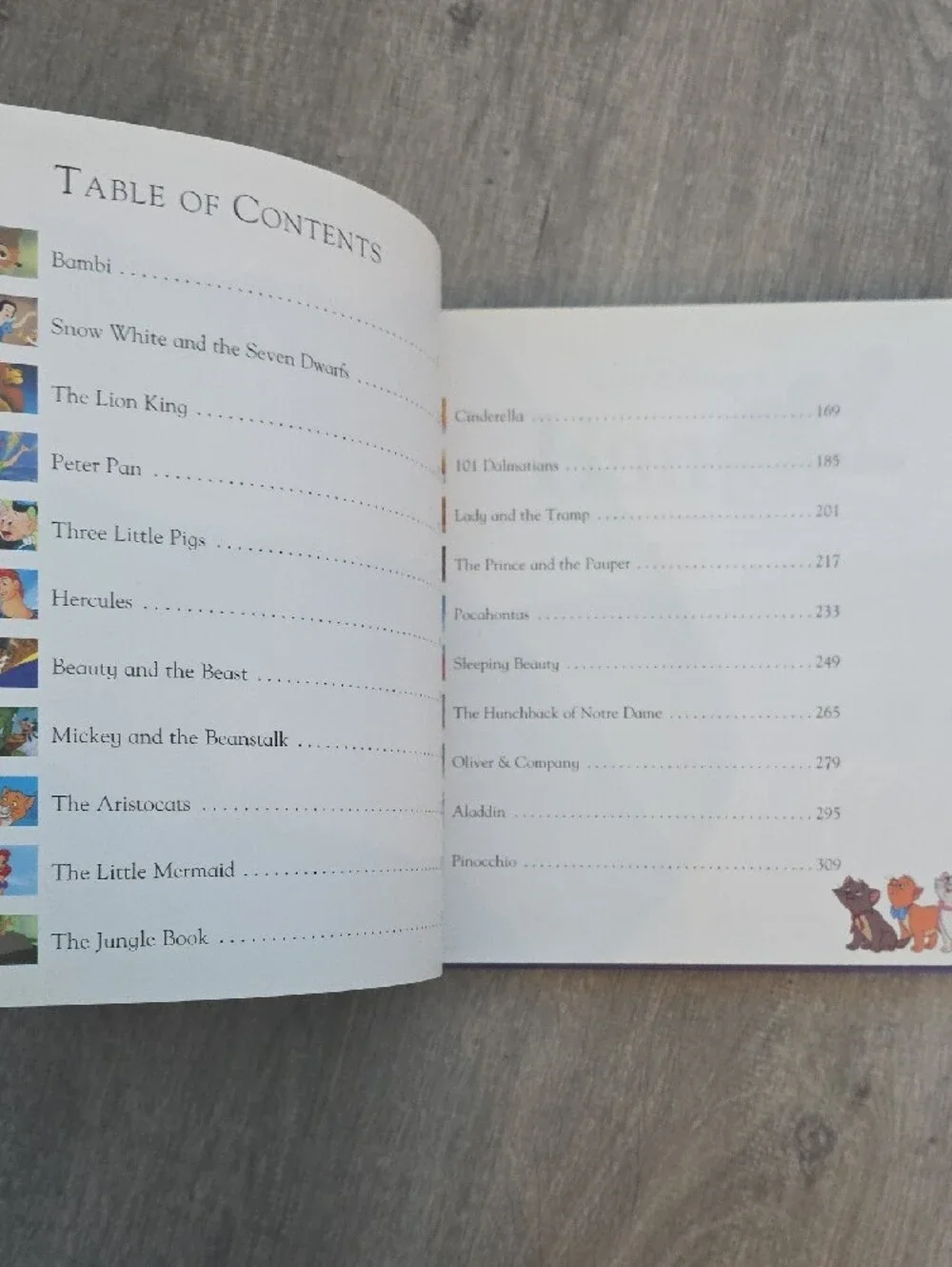 Disney Storybook Collection - Blue Cover with Multicolor Characters